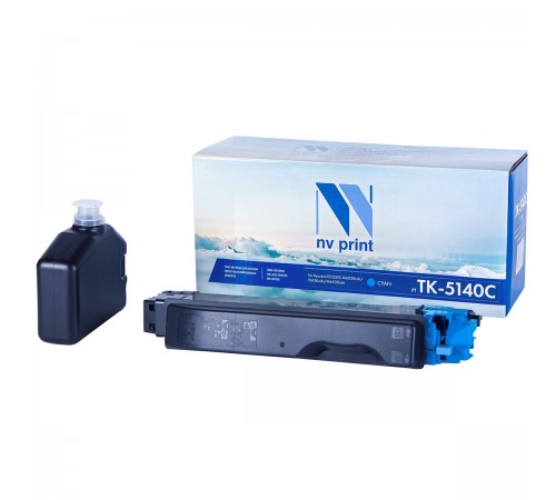 Лазерный картридж NV Print NV-TK5140C для Kyocera ECOSYS M6030cdn, P6130cdn, M6530cdn (совместимый, голубой, 5000 стр.)