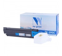 Тонер-картридж NV Print NV-TK590C для Kyocera FS-C2026MFP, C2126, C2526MFP, C2626, C5250DN (совместимый, голубой, 5000 стр.)