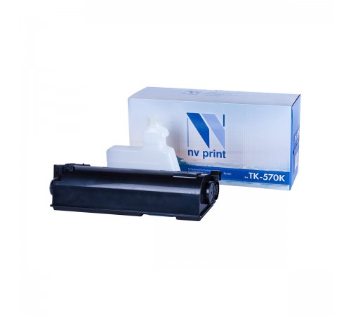 Лазерный картридж NV Print NV-TK570Bk для для Kyocera ECOSYS P7035cdn, Kyocera ECOSYS P7035, Kyocera FS-C5400, Kyocera FS-C5400cdn, TK-570K (совместимый, чёрный, 16000 стр.)