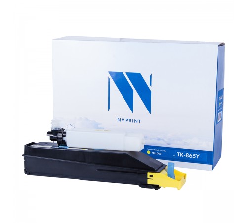 Лазерный картридж NV Print NV-TK865Y для для Kyocera TASKalfa 250ci, Kyocera TASKalfa 300ci, TK-865Y (совместимый, жёлтый, 12000 стр.)