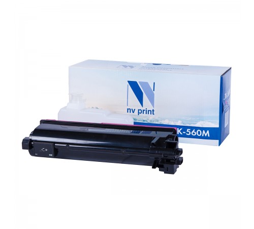 Лазерный картридж NV Print NV-TK560M для для Kyocera FS-C5300dn, Kyocera FS-C5350dn, Kyocera FS-C5300, Kyocera FS-C5350, Kyocera ECOSYS P6030, TK-560M (совместимый, пурпурный, 10000 стр.)