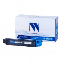 Тонер-картридж NV Print NV-TK5160C для для Kyocera ECOSYS P7040cdn, TK-5160C (совместимый, голубой, 12000 стр.)