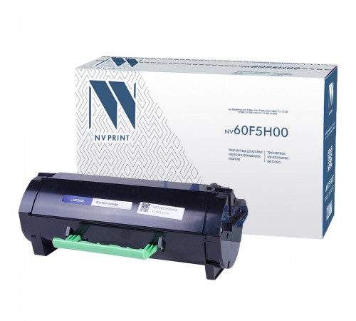 Лазерный картридж NV Print NV-60F5H00 для Lexmark MX310dn, MX410de, MX510de, MX511dte, MX611dhe, MX611de, MX511dhe (совместимый, чёрный, 10000 стр.)