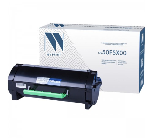 Лазерный картридж NV Print NV-50F5X00 для Lexmark MS410d, MS410dn, MS415dn, MS510dn, MS610de, MS610dn, MS610dte (совместимый, чёрный, 10000 стр.)