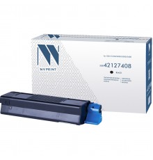 Лазерный картридж NV Print NV-42127408Bk для Oki C5100, 5200, 5300, 5400 (совместимый, чёрный, 5000 стр.)