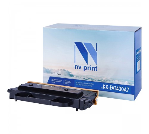 Лазерный картридж NV Print NV-KXFAT430A7 для Panasonic KX-MB2230RU, 2270RU, 2510RU, 2540RU (совместимый, чёрный, 3000 стр.)