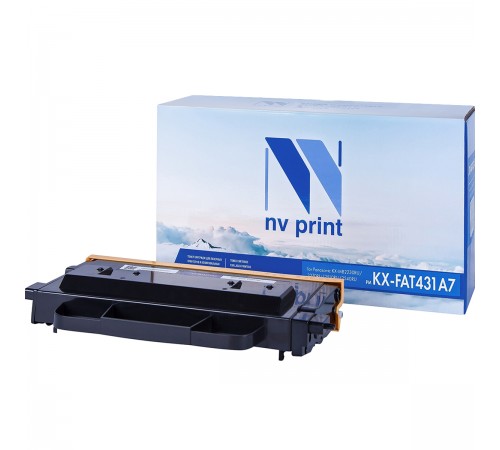 Лазерный картридж NV Print NV-KXFAT431A7 для Panasonic KX-MB2230RU, 2270RU, 2510RU, 2540RU (совместимый, чёрный, 6000 стр.)