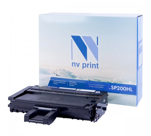Лазерный картридж NV Print NV-SP200HL для Ricoh SP 200N, 200S, 202SN, 203SF, 203SFN (совместимый, чёрный, 1500 стр.)