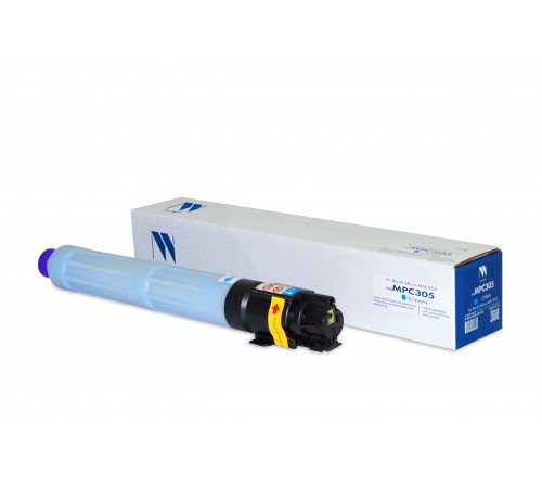 Лазерный картридж NV Print NV-MPC305C для для Ricoh Aficio-MPC305 (совместимый, голубой, 4000 стр.)