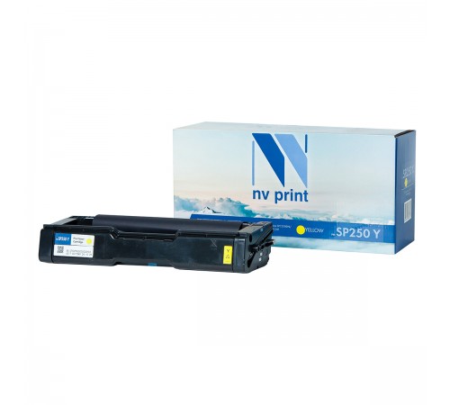 Лазерный картридж NV Print NV-SP250Y для для Ricoh Aficio SPC250DN, SPC260, SPC261 (совместимый, жёлтый, 1600 стр.)
