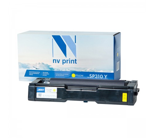 Лазерный картридж NV Print NV-SP310Y для для Ricoh Aficio SPC231DN, SPC232, SPC242 (совместимый, жёлтый, 2500 стр.)