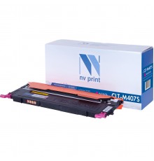 Лазерный картридж NV Print NV-CLTM407SM для Samsung CLP-320, CLP-325, CLX-3185 (совместимый, пурпурный, 1000 стр.)