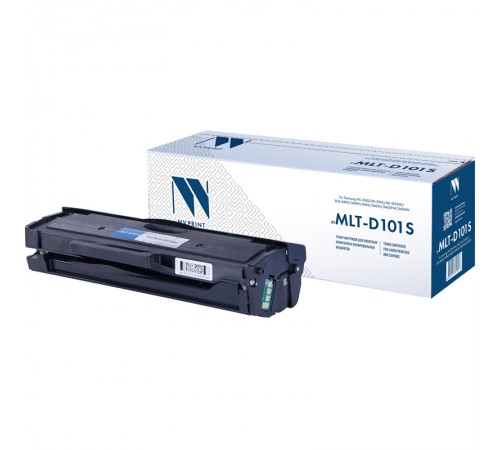 Лазерный картридж NV Print NV-MLTD101S для Samsung ML-2160, ML-2165, ML-2165W, SCX-3400, 3400F, 3405, 3405F, 3405F (совместимый, чёрный, 1500 стр.)