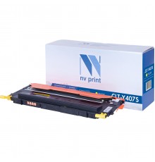 Лазерный картридж NV Print NV-CLTY407SY для Samsung CLP-320, CLP-325, CLX-3185 (совместимый, жёлтый, 1000 стр.)