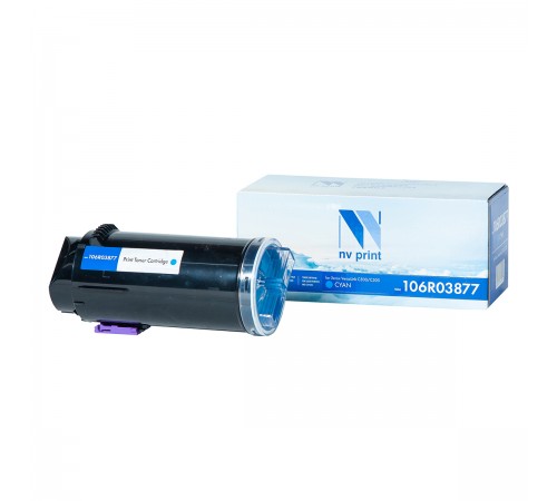Лазерный картридж NV Print NV-106R03877C для для Xerox VersaLink C500, C505 (совместимый, голубой, 2400 стр.)