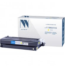 Лазерный картридж NV Print NV-113R00725Y для Xerox Phaser 6180, 6180MFP (совместимый, жёлтый, 6000 стр.)