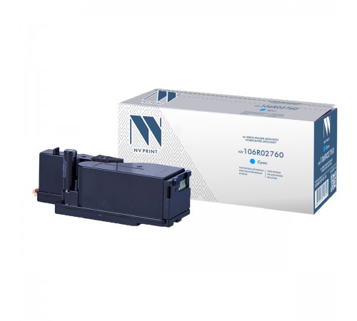Лазерный картридж NV Print NV-106R02760C для Xerox Phaser 6020, 6022, WorkCentre 6025, 6027 (совместимый, голубой, 1000 стр.)