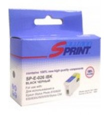 Картридж Sprint SP-E-026iBk C13T02640110 для Epson (совместимый, чёрный, 540 стр.)