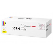 Картридж 067H Y (5103C002) для Canon, без чипа (совместимый, жёлтый, 2 350 стр.)