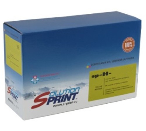Лазерный картридж Sprint SP-H-CE262A Y (648A) для HP (совместимый, жёлтый, 11 000 стр.)