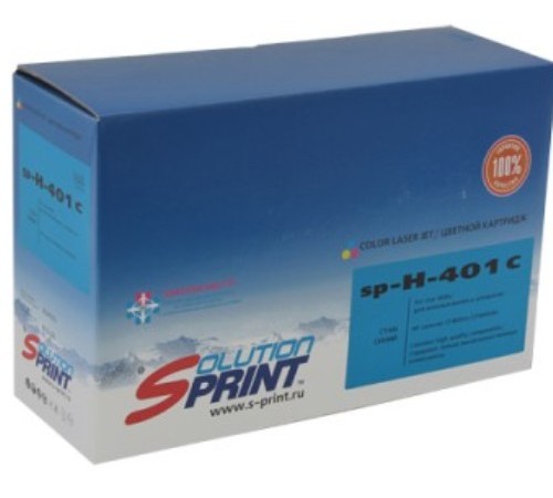 Лазерный картридж Sprint SP-H-CB401A С (642A) для HP (совместимый, голубой, 7 500 стр.)