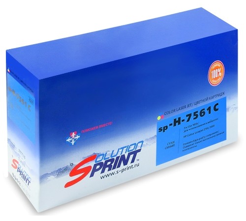 Лазерный картридж Sprint SP-H-Q7561A C (314A) для HP (совместимый, голубой, 3 500 стр.)