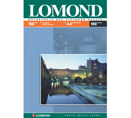 Фотобумага Lomond матовая односторонняя (0102031), A4, 160 г/м2, 25 л. 9504031