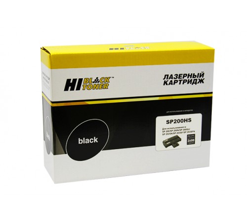 Картридж Hi-Black (HB-SP200HS) для Ricoh Aficio SP 200N/SP202SN/SP203SFN, 2,6K 9505038