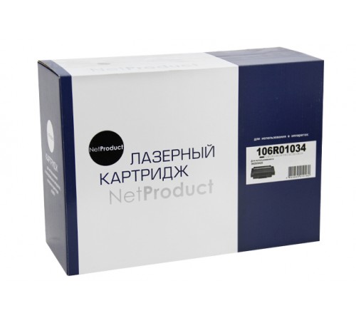 Картридж NetProduct (N-106R01034) для Xerox Phaser 3420/3425, 10K 960010520450
