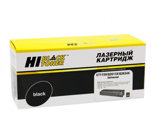 Картридж Hi-Black (HB-C7115X/Q2613X/Q2624X) для HP LJ 1200/1300/1150, Универсальный, 4K 200130161