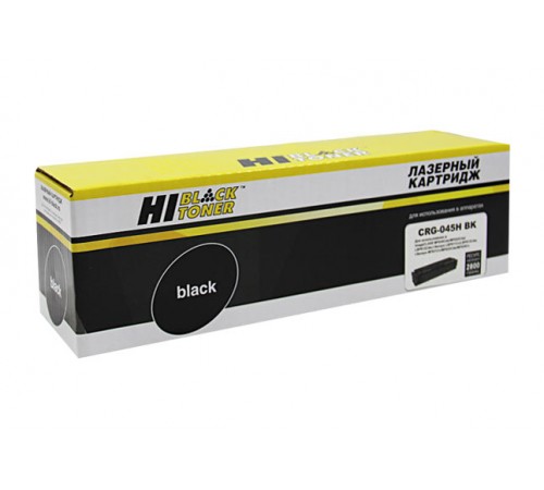 Картридж Hi-Black (HB-№045H BK) для Canon LBP-611/613/MF631/633/635, Bk, 2,8K 989999280