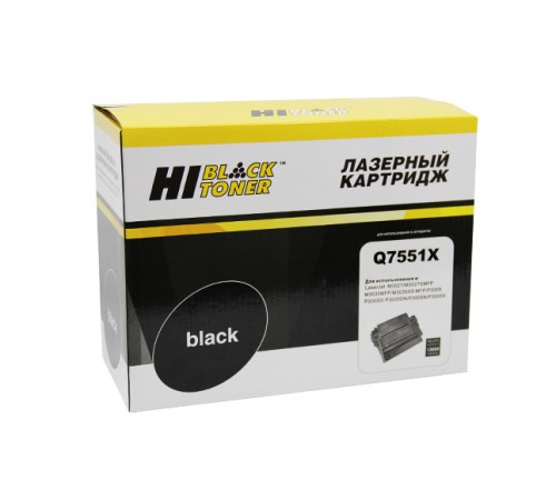 Картридж Hi-Black (HB-Q7551X) для HP LJ P3005/M3027MFP/M3035MFP, 13K 1500502