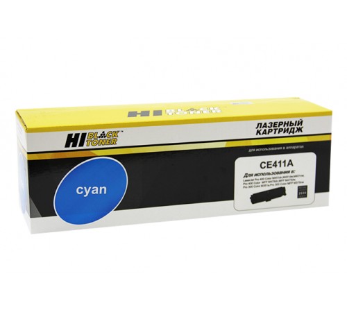 Картридж Hi-Black (HB-CE411A) для HP CLJ Pro300 Color M351/M375/Pro400 M451/M475, C, 2,6K 98927806