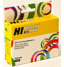Картридж Hi-Black (HB-T0551) для Epson Stylus Photo R240/RX420/RX520, Bk