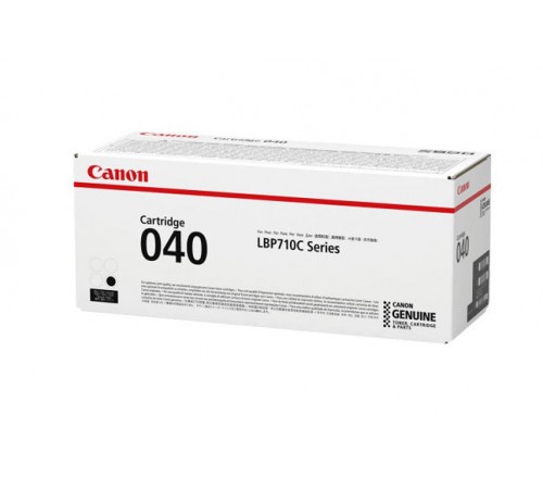 Тонер-картридж 040 BK Canon i-SENSYS LBP712Cx 6.3К (О) чёрный 0460C001 0460C001