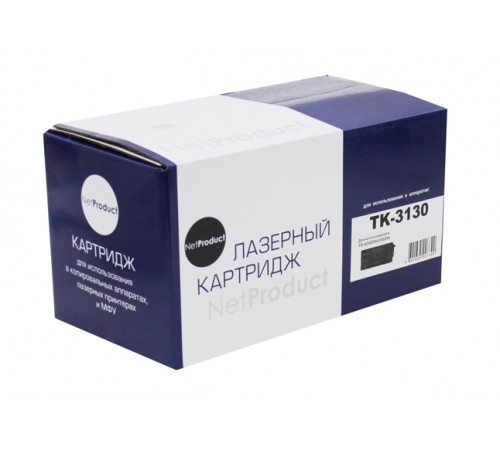 Тонер-картридж NetProduct (N-TK-3130) для Kyocera FS-4200DN/4300DN, 25K 401080125