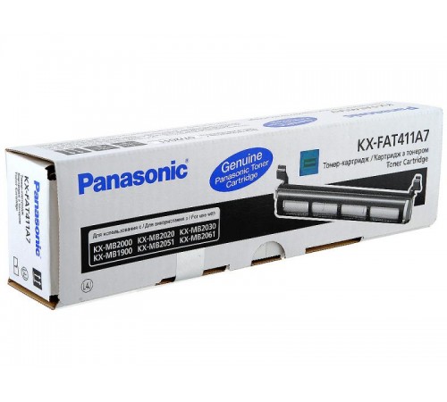 Картридж Panasonic KX-MB1900/2000/2020/2030/2051/2061 (O) KX-FAT411A, 2К 1230104