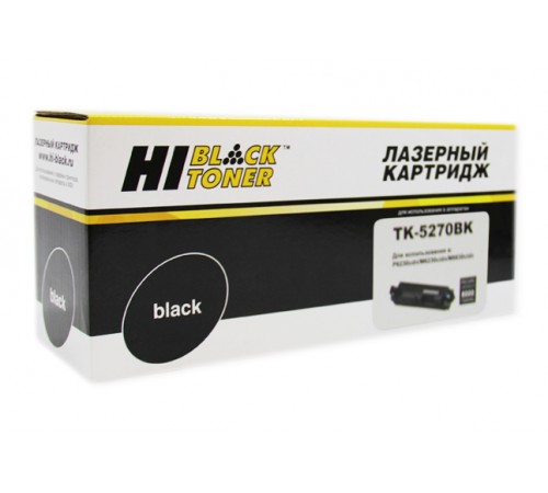 Тонер-картридж Hi-Black (HB-TK-5270BK) для Kyocera M6230cidn/M6630/P6230cdn, Bk, 8K 4100603170