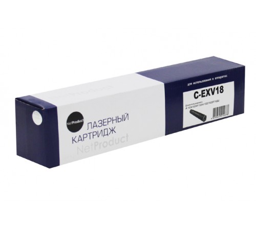 Тонер-картридж NetProduct (N-C-EXV18) для Canon iR-1018/1020/1022/1024, туба, 8,4K 101131350