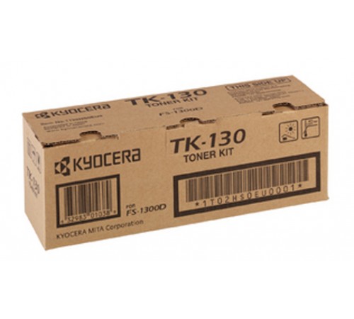 Картридж TK-130 Kyocera FS-1300D/1300DN/1028MFP/DP/1128MFP, 290г, 7,2К (О) 1T02HS0EU0 989610308