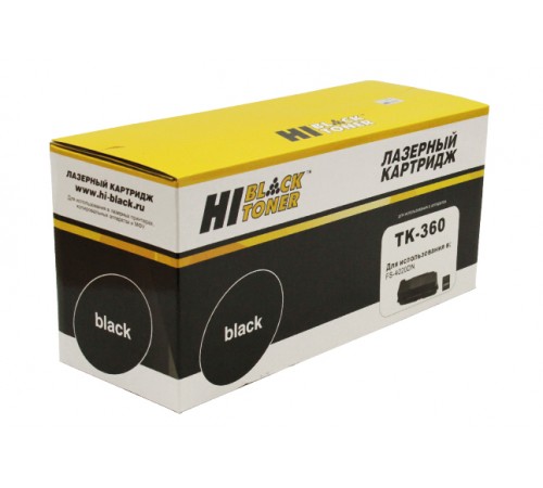 Тонер-картридж Hi-Black (HB-TK-360) для Kyocera FS-4020, 20K 4010915901