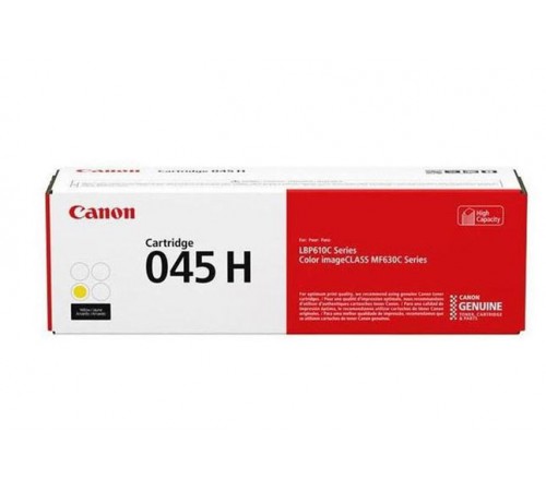 Тонер-картридж 045H Y Canon LBP610, Color iC MF630C, 2.2К (О) жёлтый 1243C002 1243C002