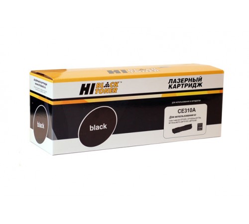 Тонер-картридж Hi-Black (HB-CE310A) для HP CLJ CP1025/1025nw/Pro M175, № 126A, Bk, 1,2K 997015954