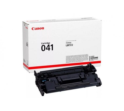 Тонер-картридж 041 BK для Canon LBP312x, 10К (О) 0452C002 0452C002