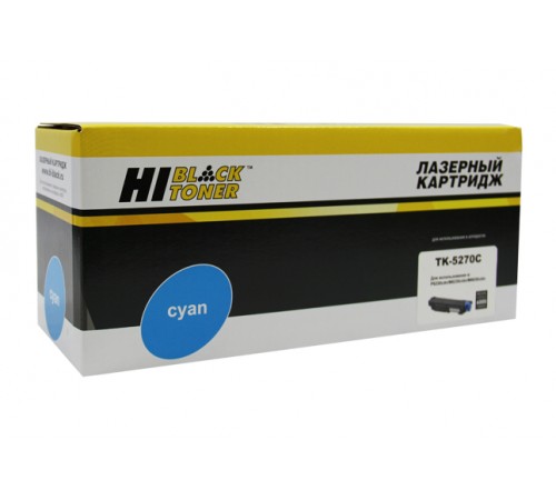 Тонер-картридж Hi-Black (HB-TK-5270C) для Kyocera M6230cidn/M6630/P6230cdn, C, 6K 4100603171