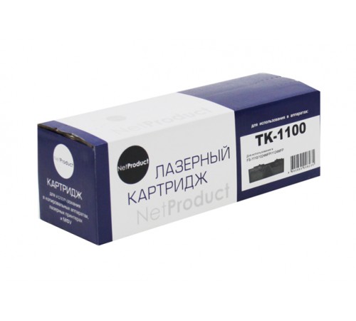 Тонер-картридж NetProduct (N-TK-1100) для Kyocera FS-1110/1024MFP/1124MFP, 2,1K 4010705730