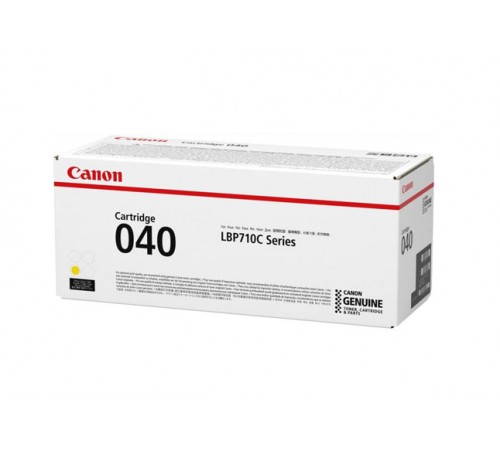 Тонер-картридж 040 Y Canon i-SENSYS LBP712Cx 5.4К (О) жёлтый 0454C001 0454C001