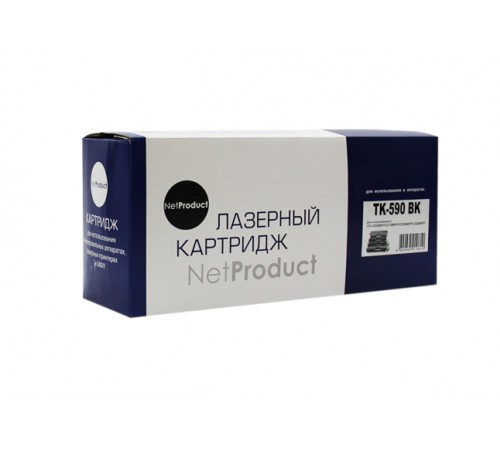Тонер-картридж NetProduct (N-TK-590Bk) для Kyocera FS-C5250DN/C2626MFP, Bk, 7K 9896070050