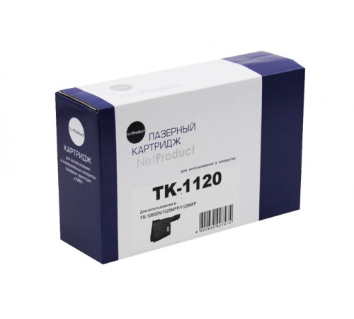 Тонер-картридж NetProduct (N-TK-1120) для Kyocera FS-1060DN/1025MFP/1125MFP, 3K 9896103028