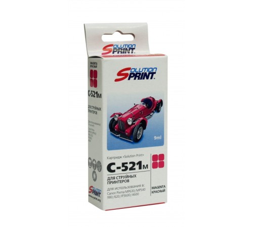 Картридж Sprint SP-C-521iM (совместимый, пурпурный, 270 стр.)